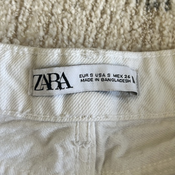 Zara white denim skort - Picture 3 of 5